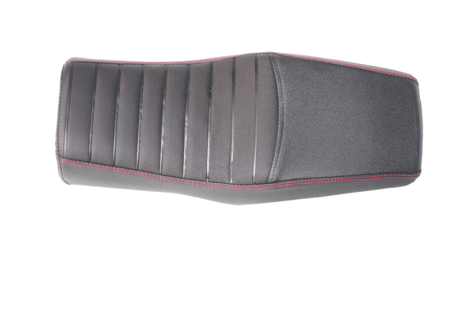 Seat - Blk/Red Stitching