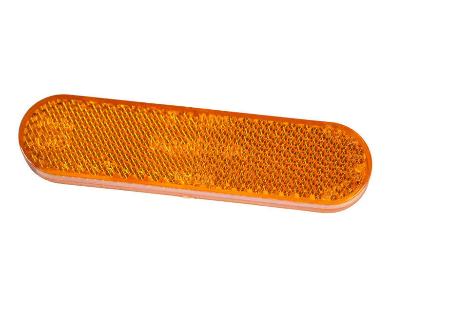 Oblong Reflector (Only) - Orange