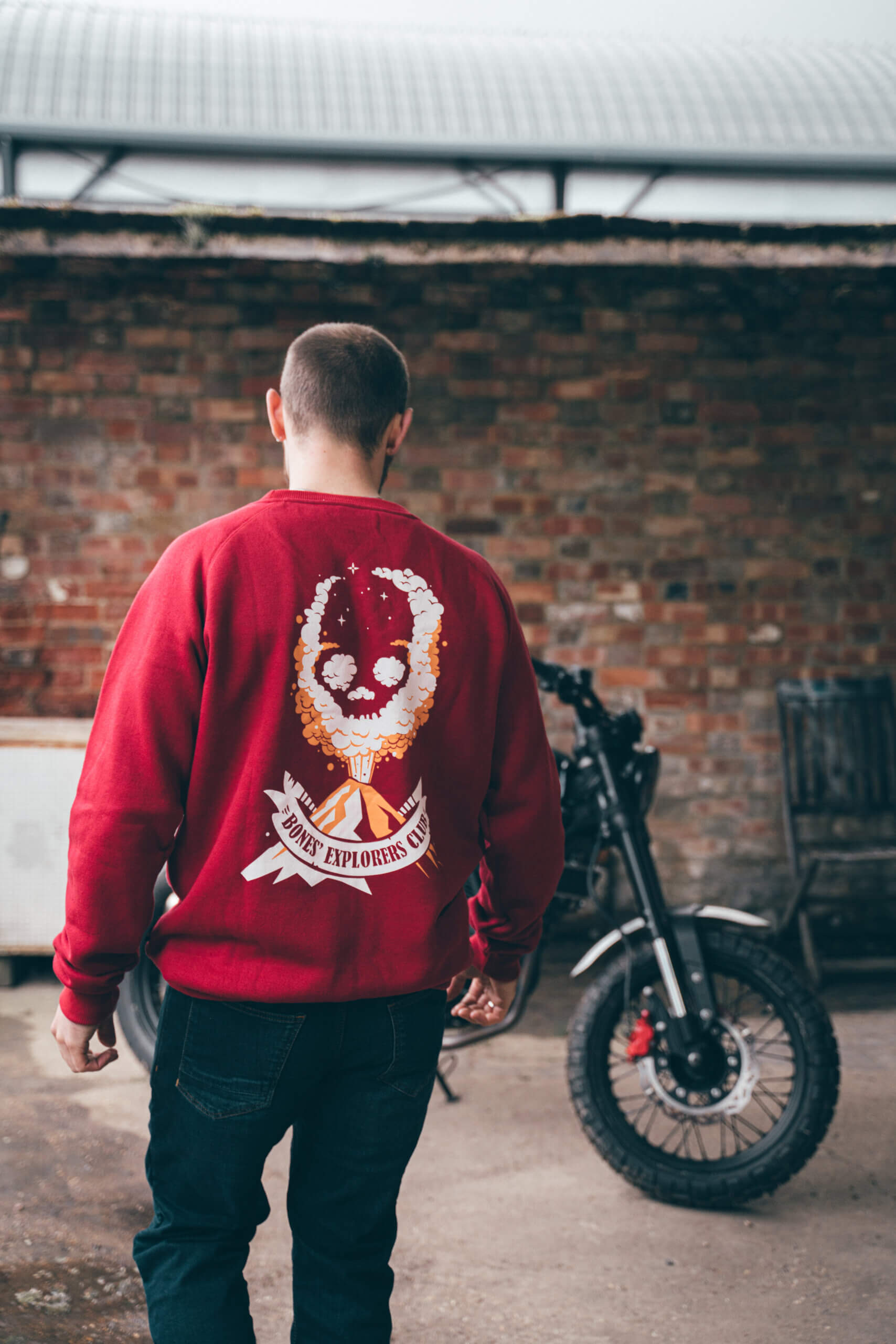 Volcano Sweatshirt - Red - Image 3