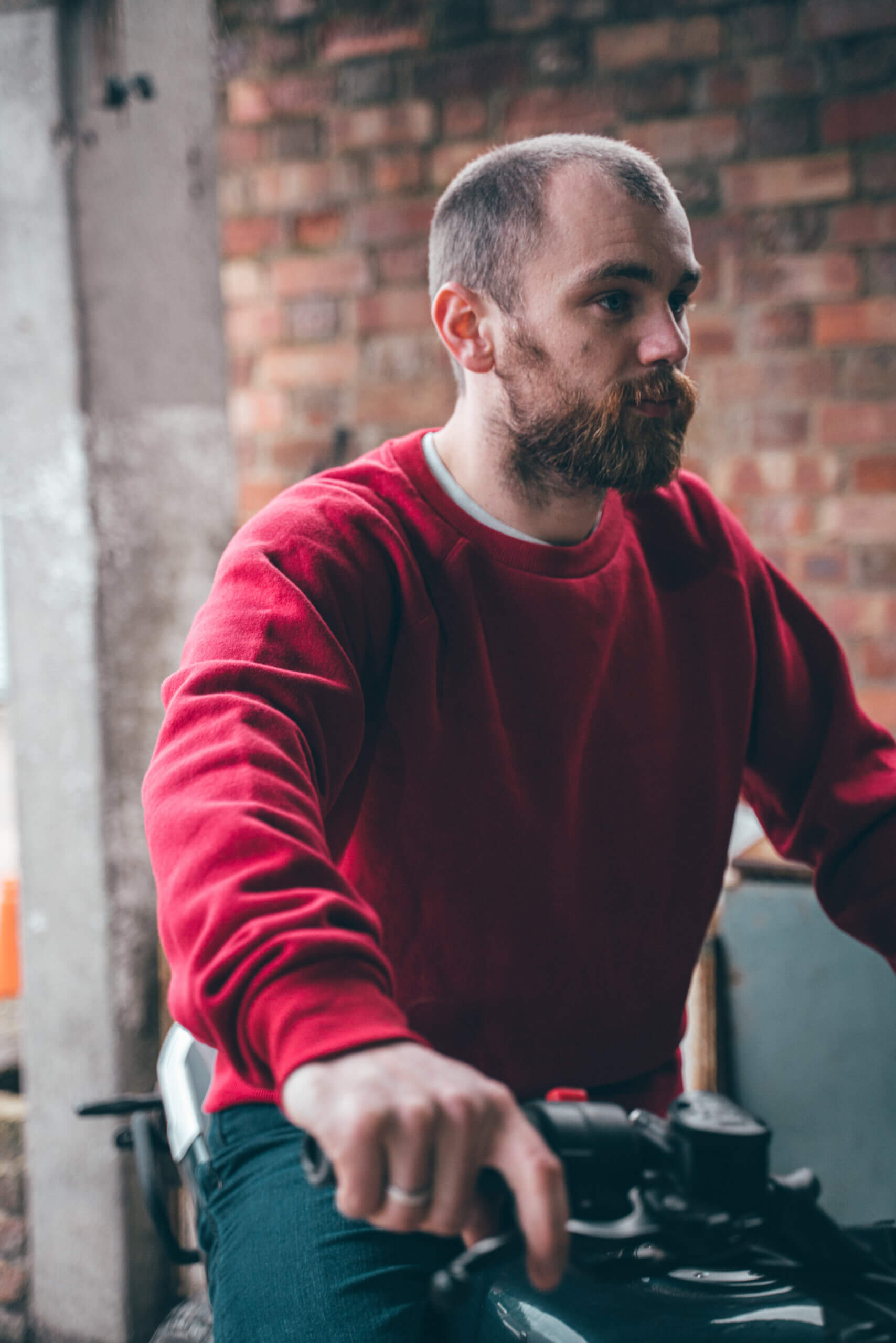 Volcano Sweatshirt - Red - Image 4