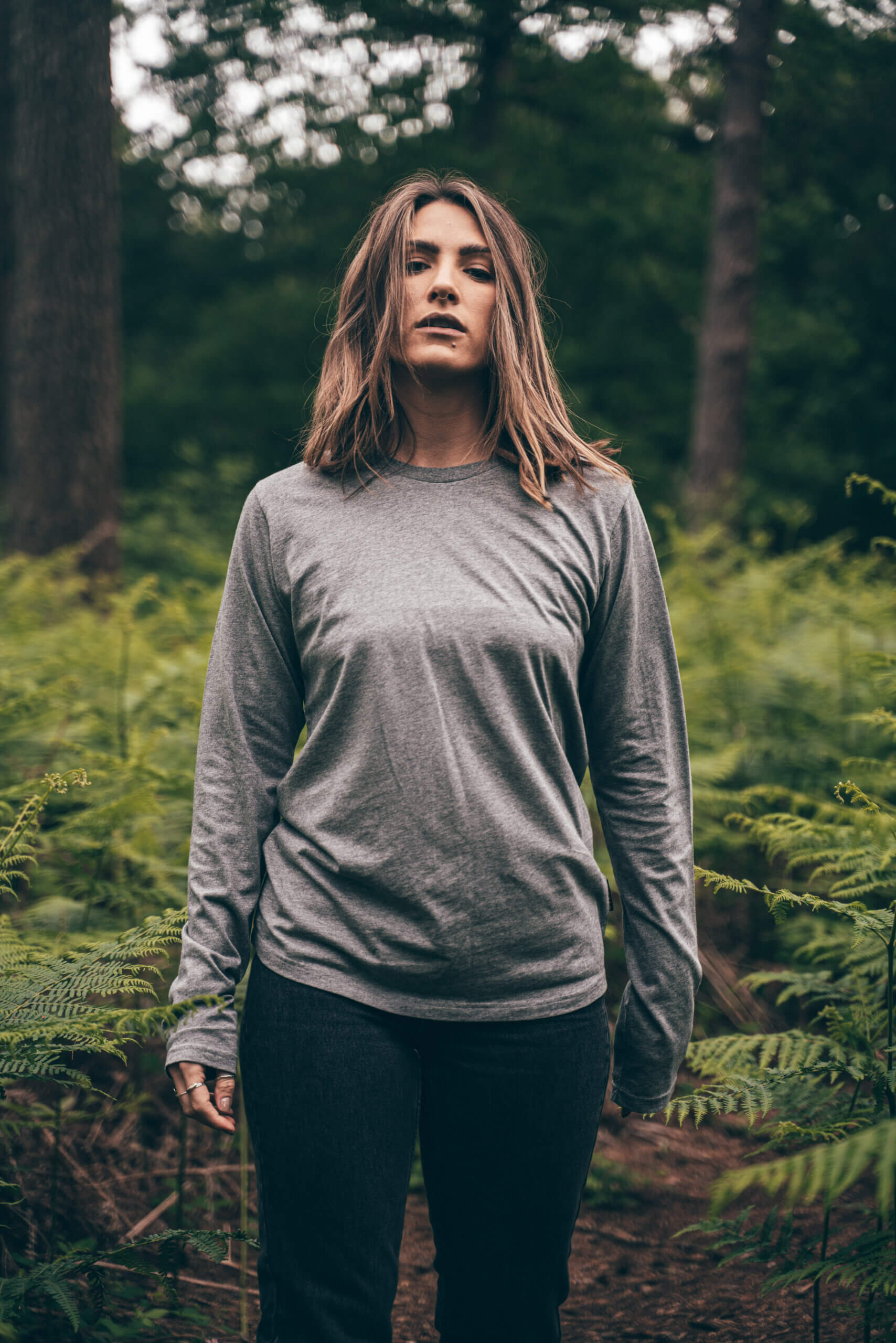 Bones Explorers L/S Tee - Grey - Image 2