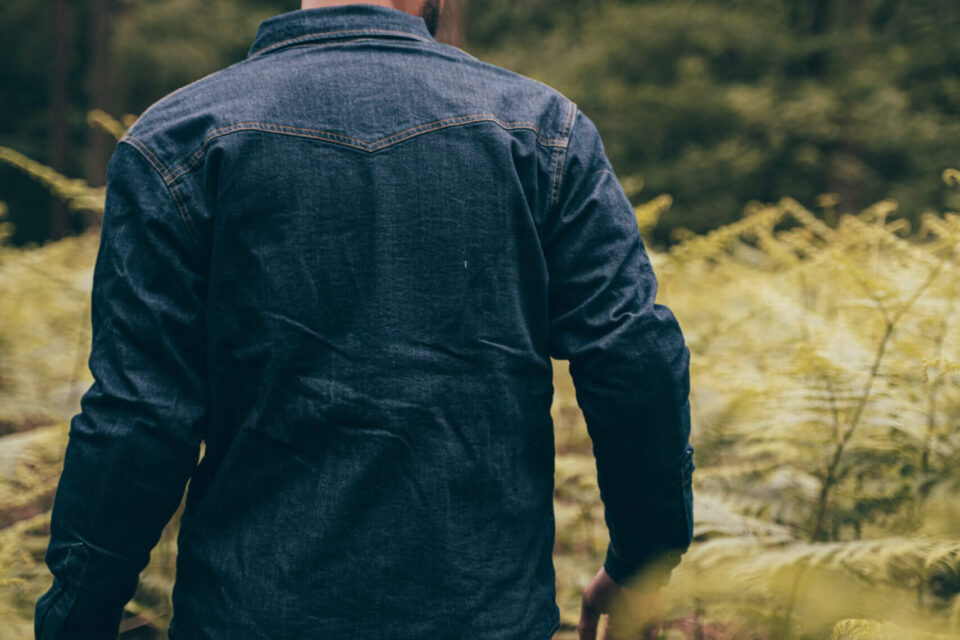 Wayne Denim Riding Shirt - Blue - Image 2