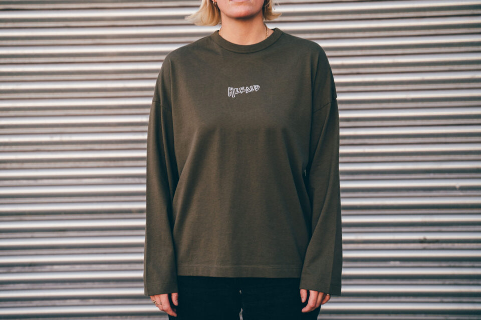 Herald Graffiti Logo Tee - Khaki - Image 3