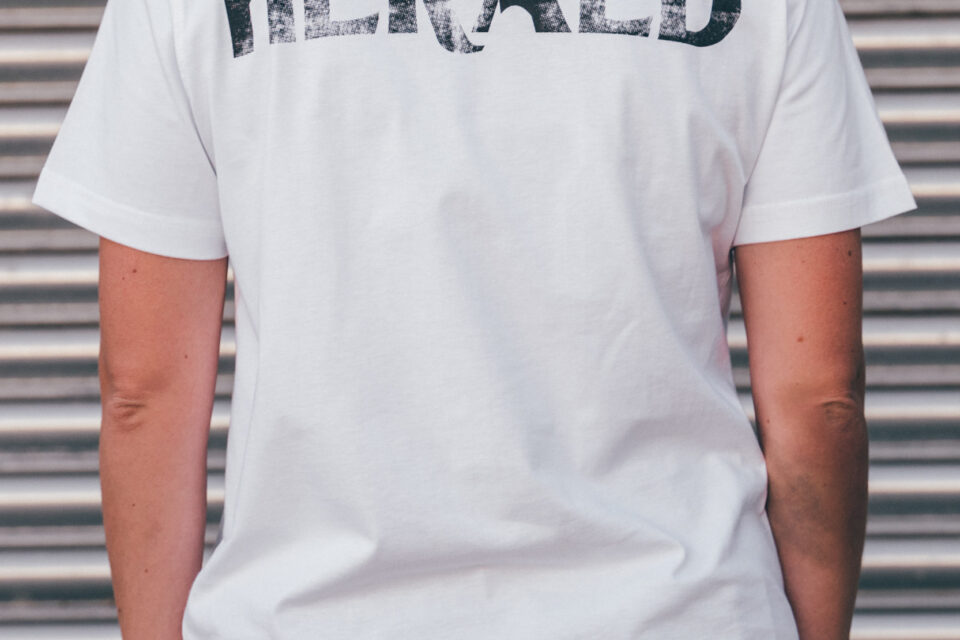 Herald Brand Logo Tee – White - Image 2