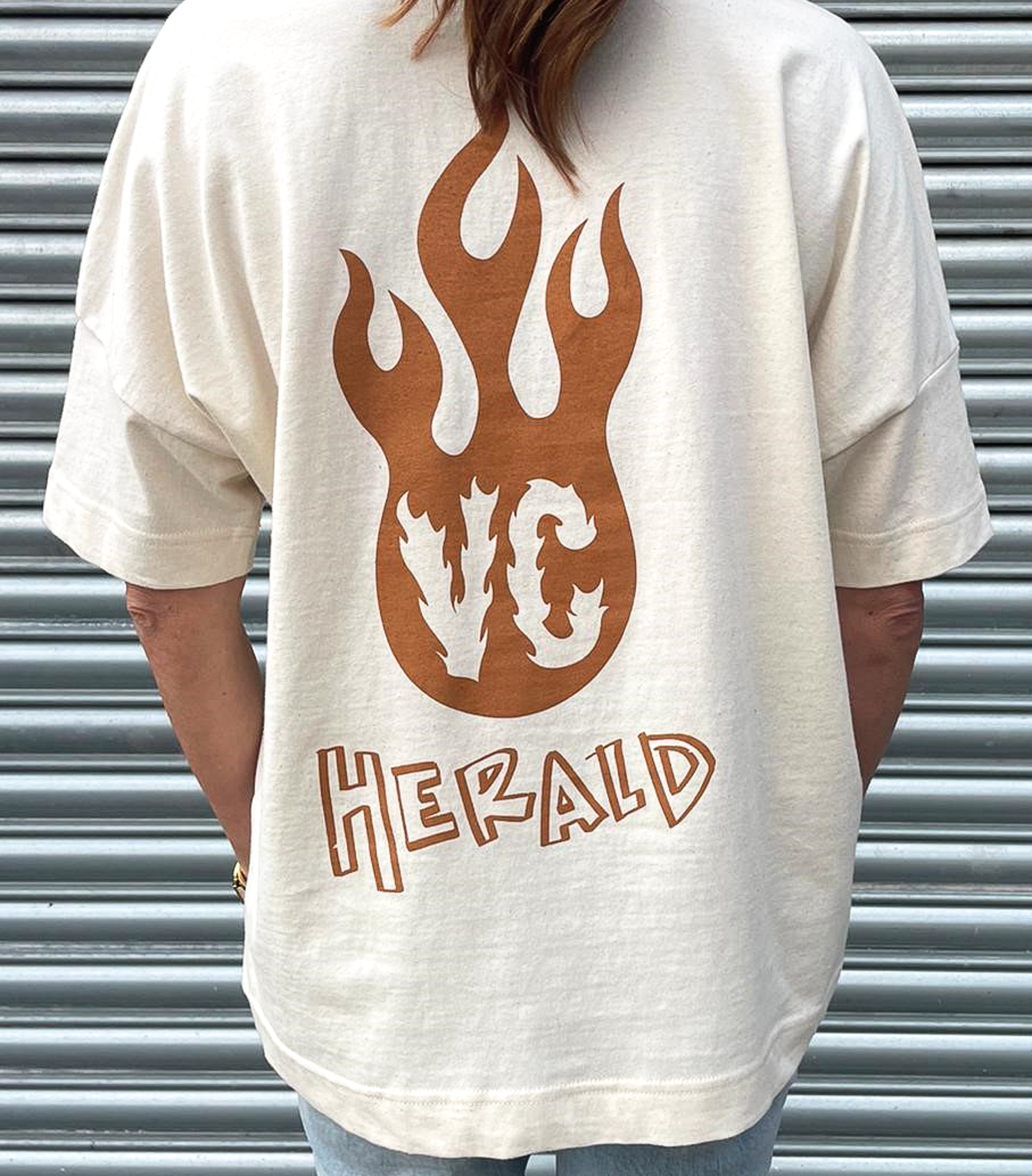 Herald x VC Tee - Natural Raw - Image 4