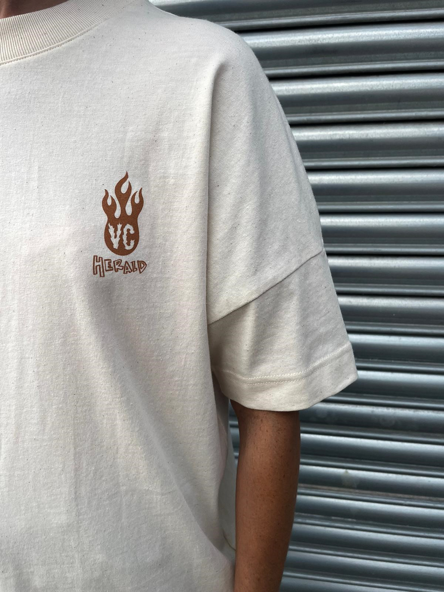 Herald x VC Tee - Natural Raw - Image 3